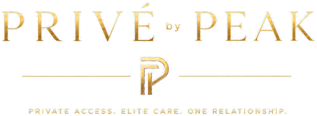 Privé by Peak. Private access. Elite care. One relationship.